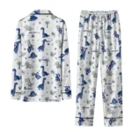 Rice Owls Long Pajama Set Custom Character Scatter Best Selling