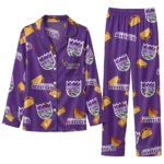Sacramento Kings Long Pajama Set - Customized Snack Scatter Purple 1 Sacramento Kings Long Pajama Set Customized Snack Scatter Purple Best Selling