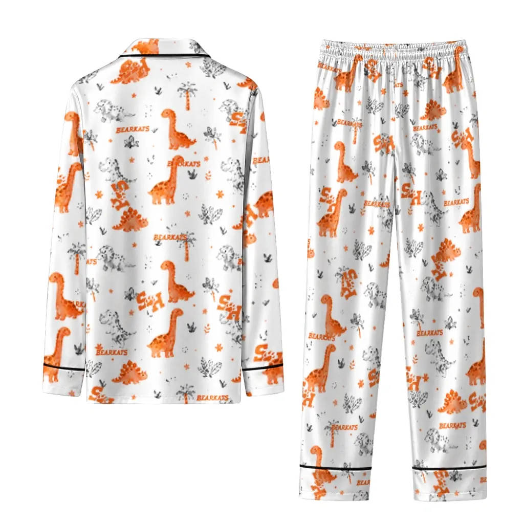 Sam Houston Bearkats Long Pajama Set Customized Character Scatter Fashion Forward Sam Houston Bearkats Long Pajama Set Customized Character Scatter Fashion Forward