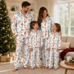 Sam Houston Bearkats Long Pajama Set Customized Character Scatter Best Selling