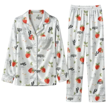 san antonio spurs long pajama set custom ribbon florals silver best selling.webp
