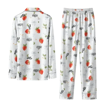 san antonio spurs long pajama set custom ribbon florals silver fashion forward.webp