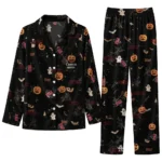 San Diego State Aztecs Long Pajama Set Customized Icon Confetti Black Best Selling