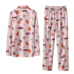 San Diego State Aztecs Long Pajama Set Customized Ribbon Florals Red Best Selling