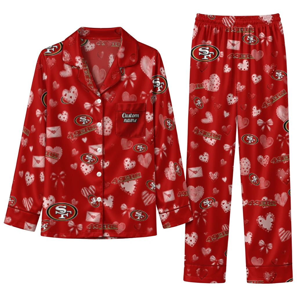 san francisco 49ers long pajama set custom heart charms red best selling.webp san francisco 49ers long pajama set custom heart charms red best selling.webp