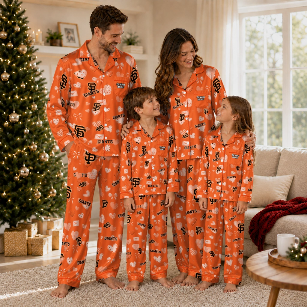 san francisco giants long pajama set personalized heart charms orange latest model.webp san francisco giants long pajama set personalized heart charms orange latest model.webp