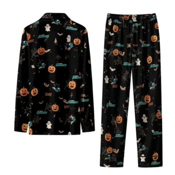 san jose sharks long pajama set personalized icon confetti black fashion forward.webp