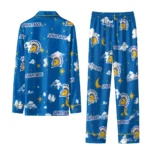 San Jose State Spartans Long Pajama Set Custom Cloud Stars Blue Best Selling
