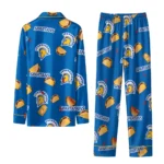 San Jose State Spartans Long Pajama Set Custom Snack Scatter Blue Best Selling