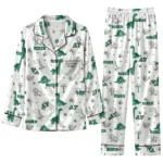 Saskatchewan Roughriders Long Pajama Set Personalized Character Scatter Best Selling