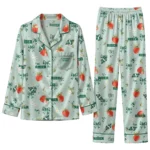 Saskatchewan Roughriders Long Pajama Set - Personalized Ribbon Florals Green 1 Saskatchewan Roughriders Long Pajama Set Personalized Ribbon Florals Green Best Selling