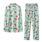 Saskatchewan Roughriders Long Pajama Set Personalized Ribbon Florals Green Best Selling