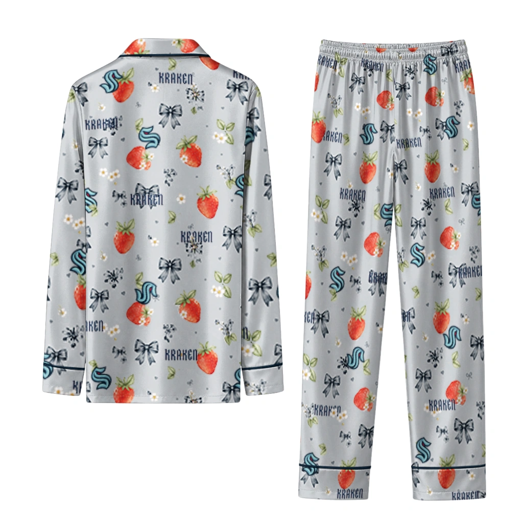 seattle kraken long pajama set customized ribbon florals blue fashion forward.webp seattle kraken long pajama set customized ribbon florals blue fashion forward.webp