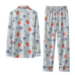 seattle seahawks long pajama set custom ribbon florals blue best selling.webp