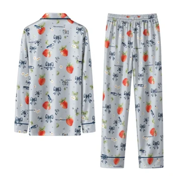 seattle seahawks long pajama set custom ribbon florals blue fashion forward.webp
