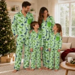 Seattle Seahawks Long Pajama Set Customized Character Scatter Best Selling