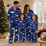 South Alabama Jaguars Long Pajama Set Personalized Cloud Stars Blue Best Selling