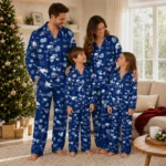 South Alabama Jaguars Long Pajama Set Personalized Heart Charms Blue Best Selling