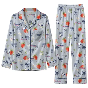 South Alabama Jaguars Long Pajama Set Personalized Ribbon Florals Blue Best Selling