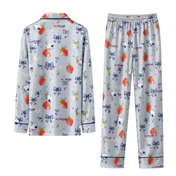 South Alabama Jaguars Long Pajama Set Personalized Ribbon Florals Blue Fashion Forward