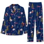 South Alabama Jaguars Long Pajama Set Personalized Sprig Scatter Blue Best Selling