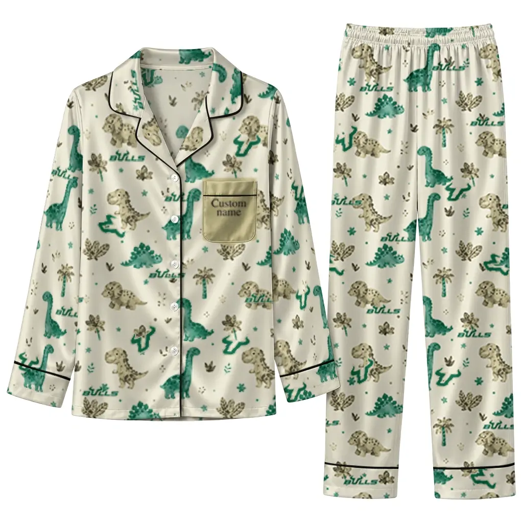 South Florida Bulls Long Pajama Set Custom Character Scatter Best Selling South Florida Bulls Long Pajama Set Custom Character Scatter Best Selling