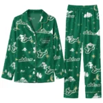 South Florida Bulls Long Pajama Set - Custom Cloud Stars Green 1 South Florida Bulls Long Pajama Set Custom Cloud Stars Green Best Selling