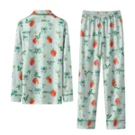 South Florida Bulls Long Pajama Set Custom Ribbon Florals Green Best Selling