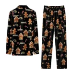 Southern Miss Golden Eagles Long Pajama Set Customized Candy Scatter Black Best Selling