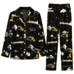 Southern Miss Golden Eagles Long Pajama Set Customized Cloud Stars Black Best Selling