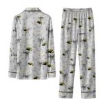 Southern Miss Golden Eagles Long Pajama Set Customized Ribbon Chains Black Best Selling