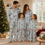 Southern Miss Golden Eagles Long Pajama Set Customized Ribbon Chains Black Best Selling