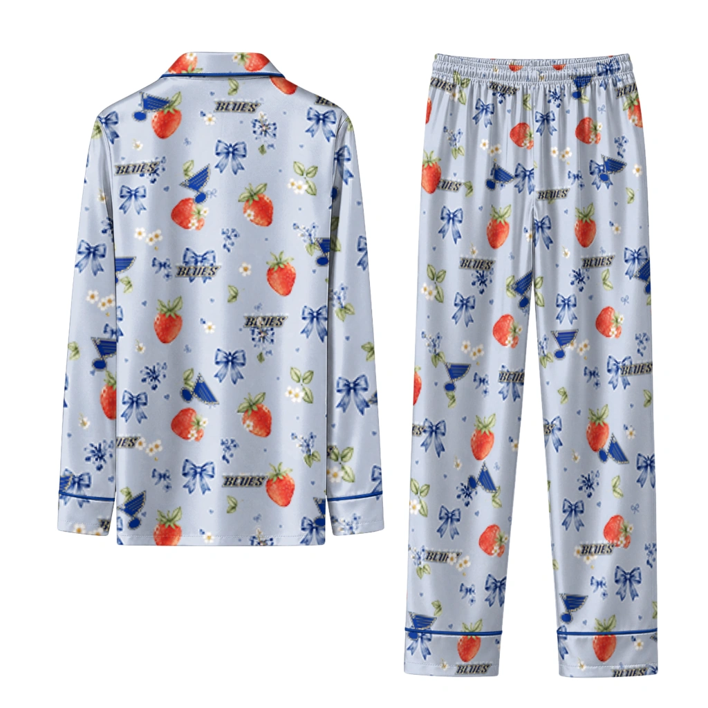 st louis blues long pajama set personalized ribbon florals blue fashion forward.webp st louis blues long pajama set personalized ribbon florals blue fashion forward.webp