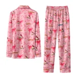 st louis cardinals long pajama set custom ribbon chains red best selling.webp