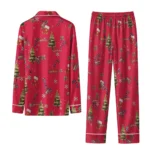 St Louis Cardinals Long Pajama Set Custom Sprig Scatter Red Best Selling