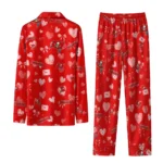 tampa bay buccaneers long pajama set personalized heart charms red best selling.webp