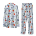 tampa bay rays long pajama set customized ribbon florals navy best selling.webp