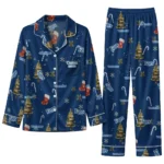 Tampa Bay Rays Long Pajama Set - Customized Sprig Scatter Navy 1 Tampa Bay Rays Long Pajama Set Customized Sprig Scatter Navy Best Selling