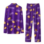 Tcu Horned Frogs Long Pajama Set Customized Snack Scatter Purple Best Selling
