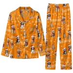 Tennessee Volunteers Long Pajama Set Personalized Animal Scatter Orange Best Selling