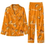 Tennessee Volunteers Long Pajama Set Personalized Snack Scatter Orange Best Selling