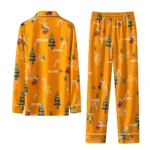 Tennessee Volunteers Long Pajama Set Personalized Sprig Scatter Orange Best Selling
