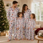 Texas Am Aggies Long Pajama Set Custom Ribbon Florals Maroon Best Selling
