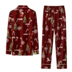 Texas Am Aggies Long Pajama Set Custom Sprig Scatter Maroon Best Selling
