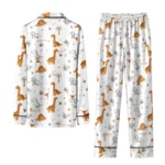 Texas Longhorns Long Pajama Set Personalized Character Scatter Best Selling