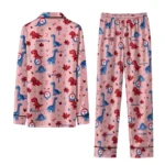 Texas Rangers Long Pajama Set Custom Character Scatter Best Selling