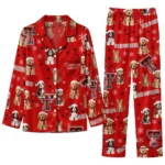 Texas Tech Red Raiders Long Pajama Set - Customized Animal Scatter Red 1 Texas Tech Red Raiders Long Pajama Set Customized Animal Scatter Red Best Selling