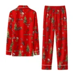 Texas Tech Red Raiders Long Pajama Set Customized Sprig Scatter Red Best Selling