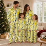 Toledo Rockets Long Pajama Set Custom Character Scatter Best Selling