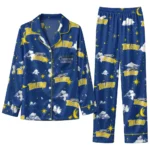 Toledo Rockets Long Pajama Set Custom Cloud Stars Blue Best Selling